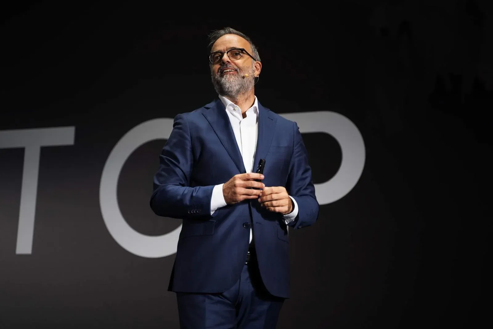 Marco Facco sul palco